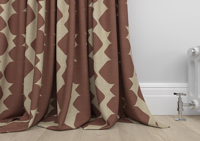 Construct, Wild Red - Made to Measure Curtains - Image 6